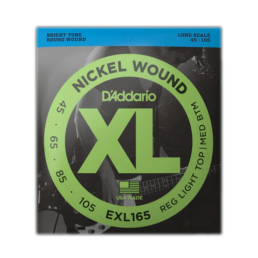 D'Addario EXL165 Set Bass XL 45-105 Long Scale Scale Strings