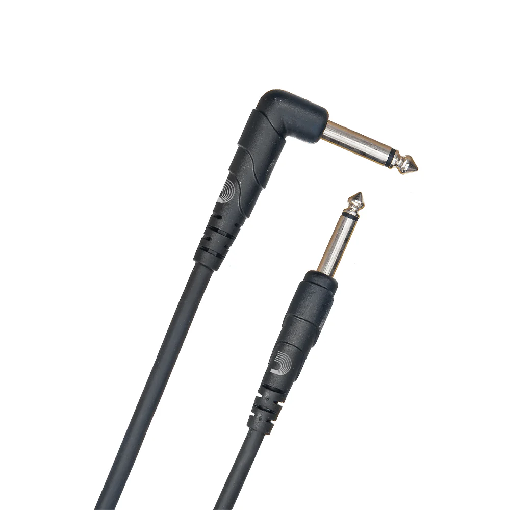 D'Addario PW-CGTRA-20 20-ft. Classic Series 1/4-in Right-Angle Instrument Cable