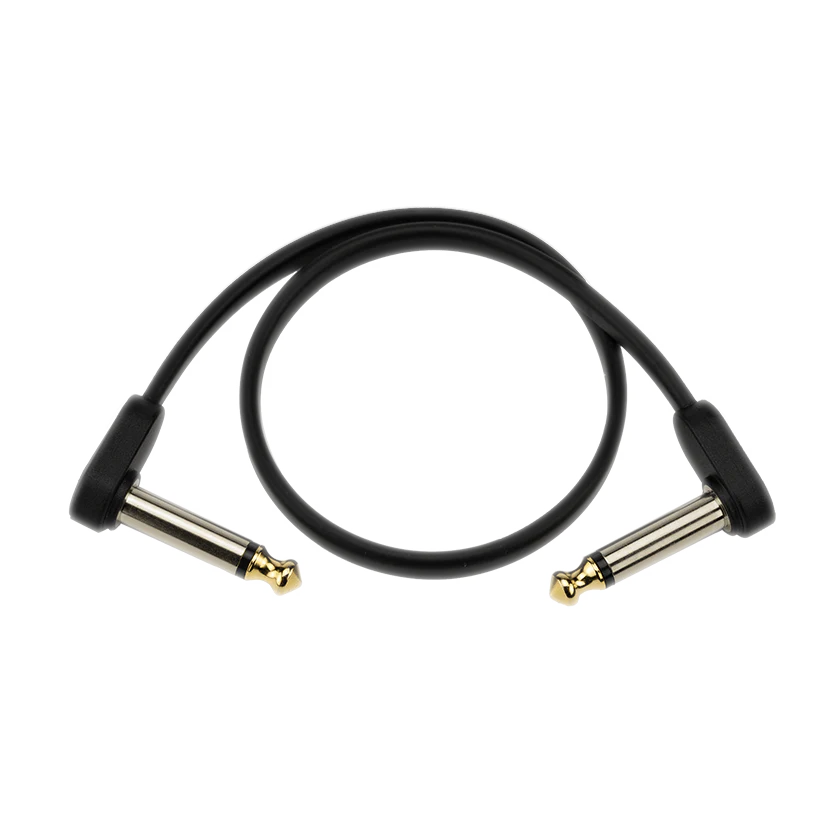 D'Addario PW-FPRR-01 Custom Series Flat Patch Cable 1-ft. 1/4" to 1/4" - Image 2