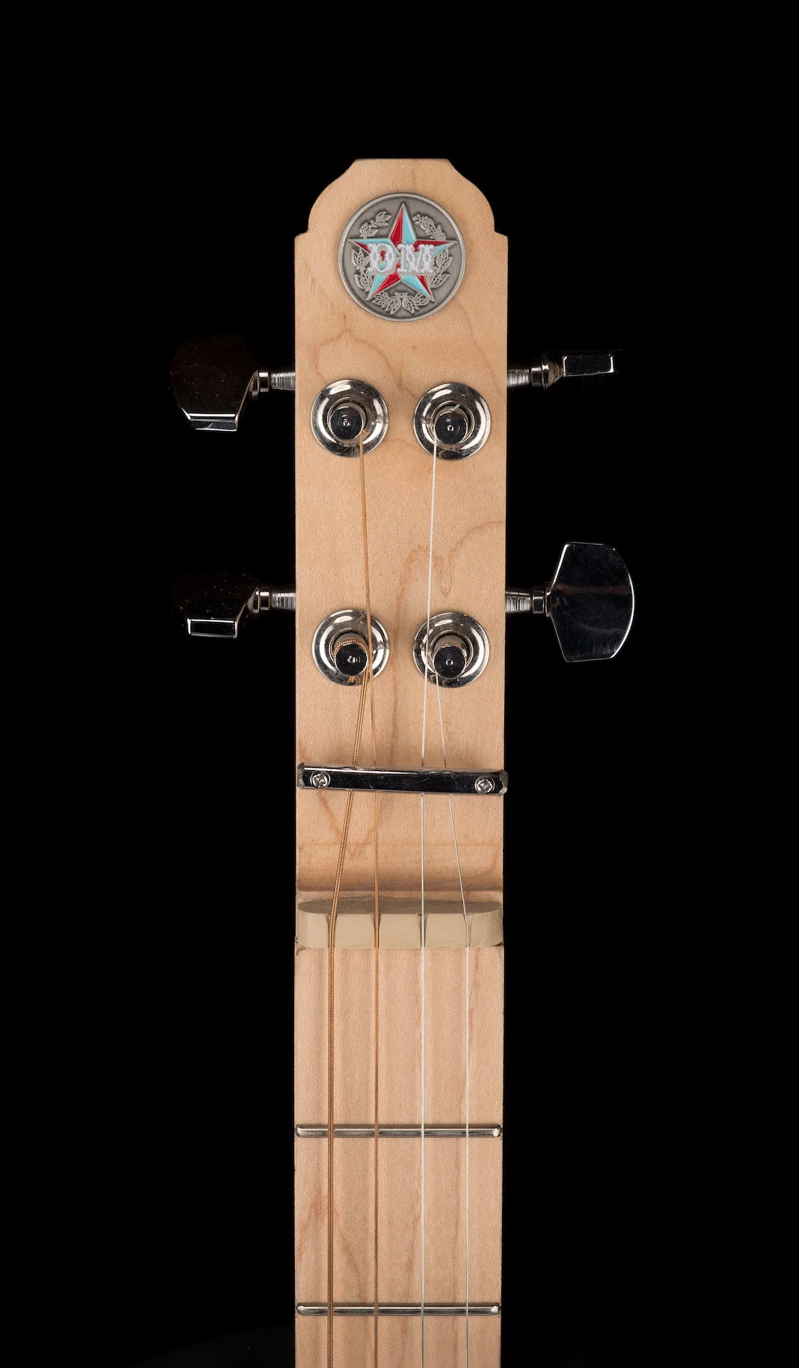 Daddy Mojo 4-String Sunburst Hand Cigar Box Guitar - Image 11