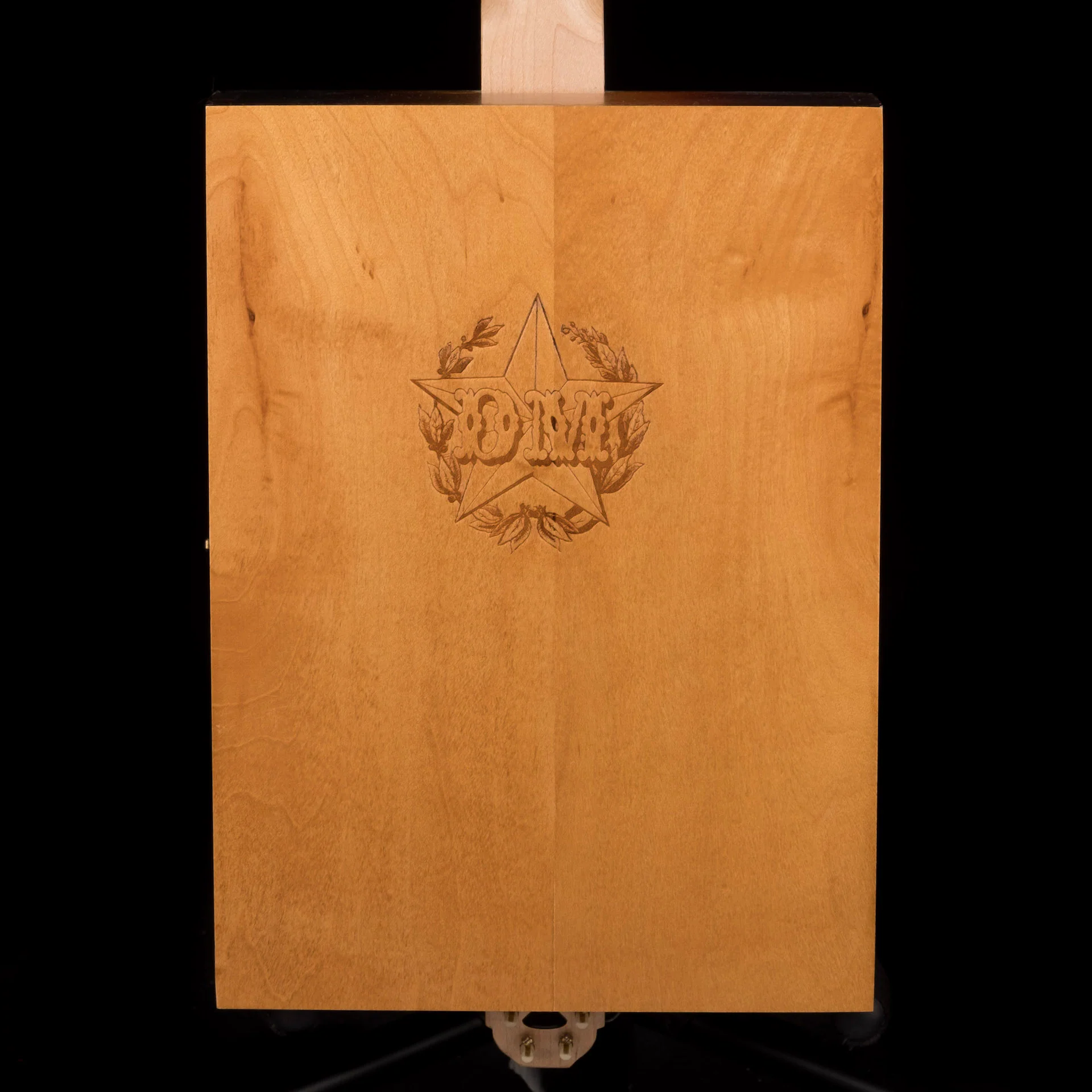 Daddy Mojo 4-String Sunburst Hand Cigar Box Guitar - Image 8