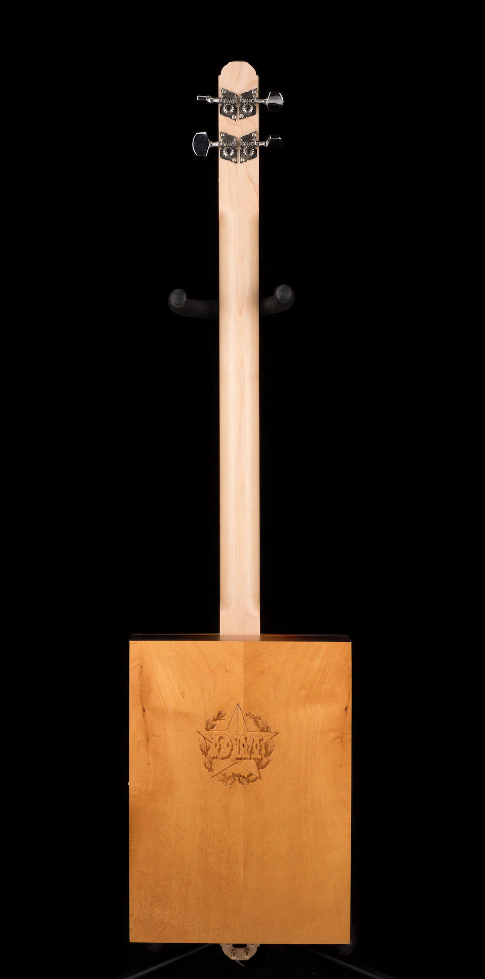 Daddy Mojo 4-String Sunburst Hand Cigar Box Guitar - Image 9