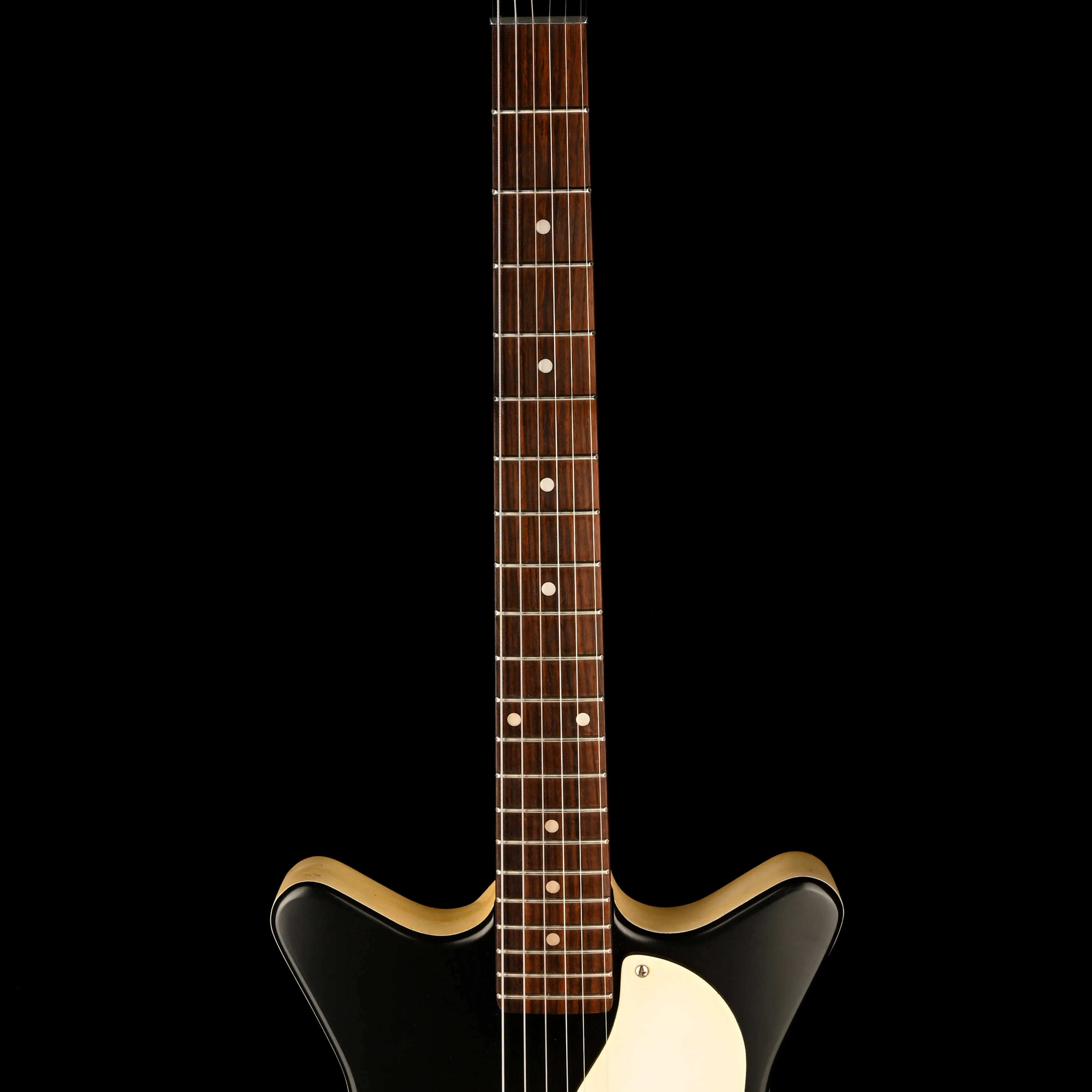 Used Danelectro DC59 Black Solid Body Electric Guitar - Image 8