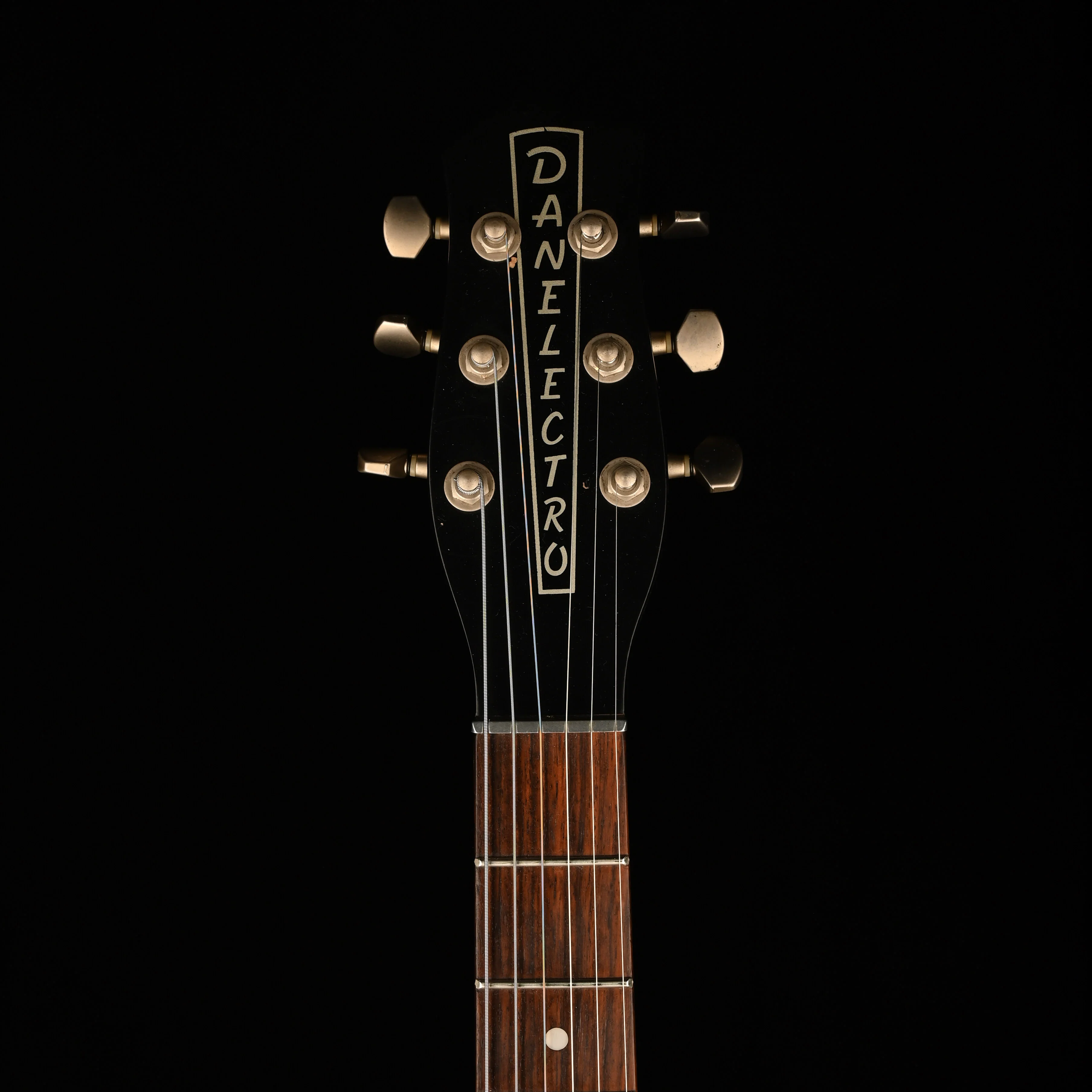 Used Danelectro DC59 Black Solid Body Electric Guitar - Image 9