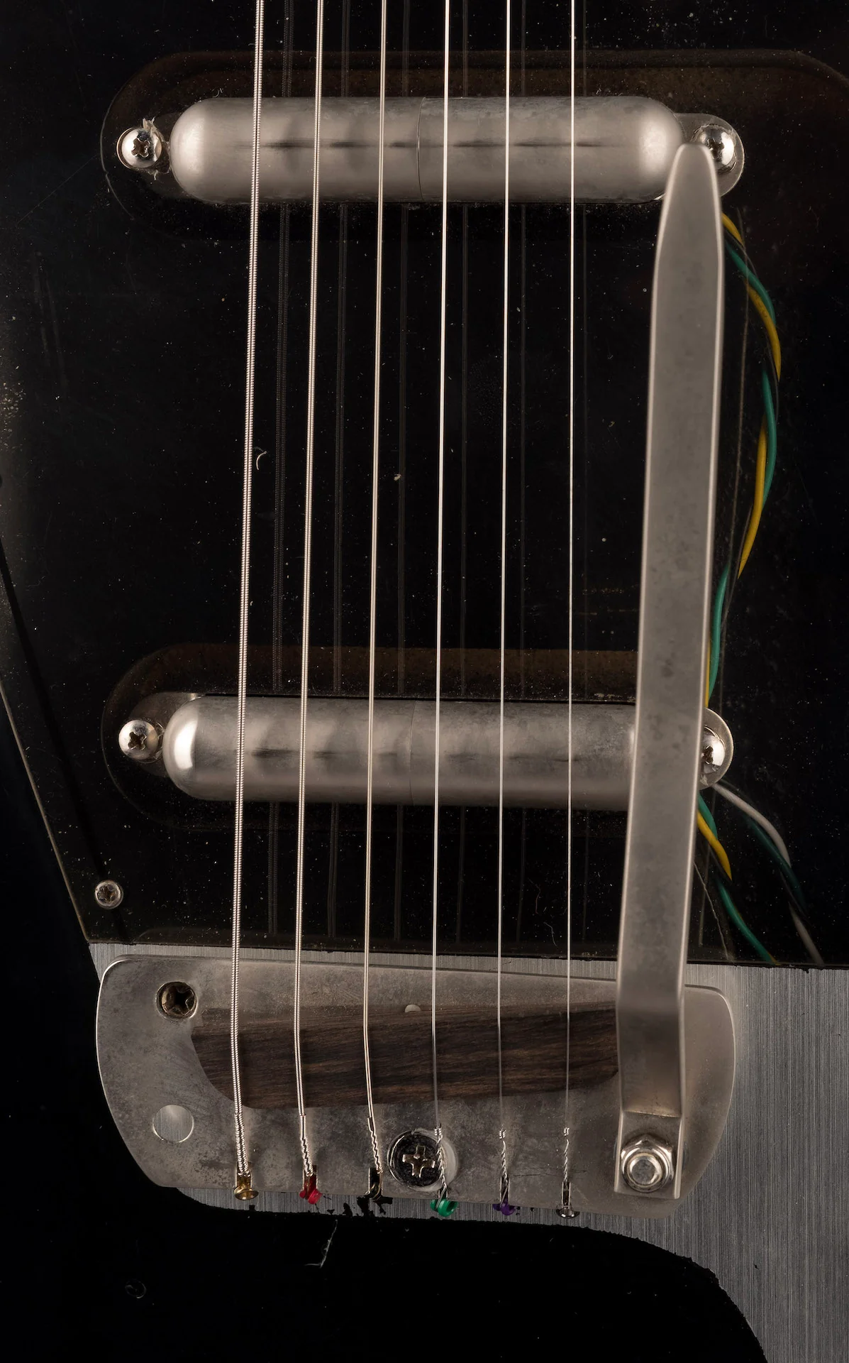 Danelectro Dead on 67 Black Electric Guitar With Gig Bag - Image 7