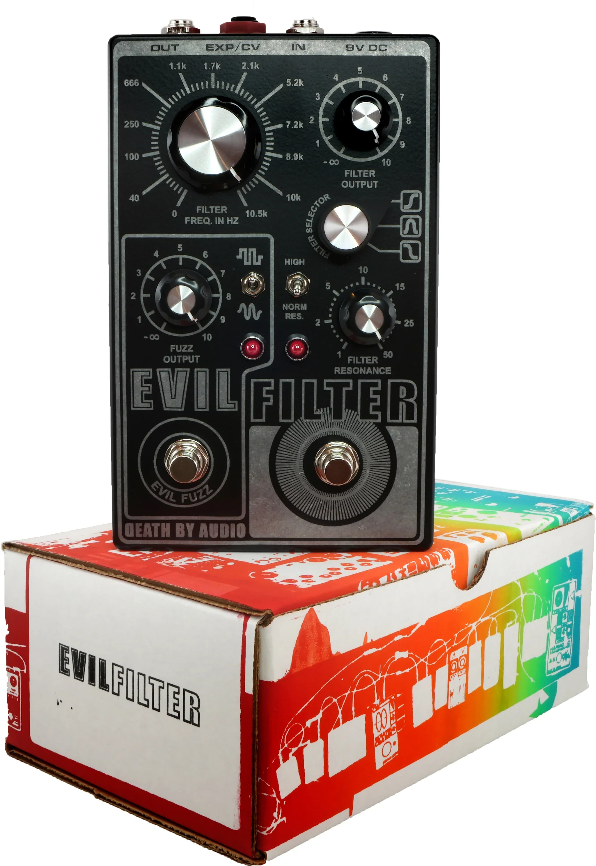 Death By Audio Evil Filter Octave Filter And Fuzz Guitar Pedal - Image 4