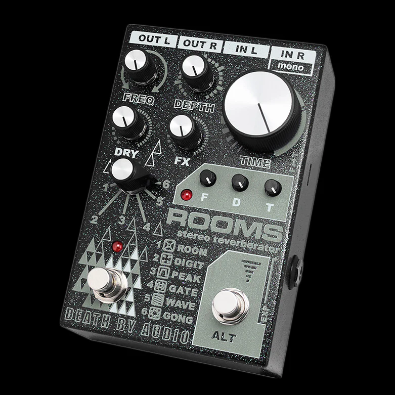 Death By Audio Rooms Stereo Reverb Guitar Effect Pedal - Image 2
