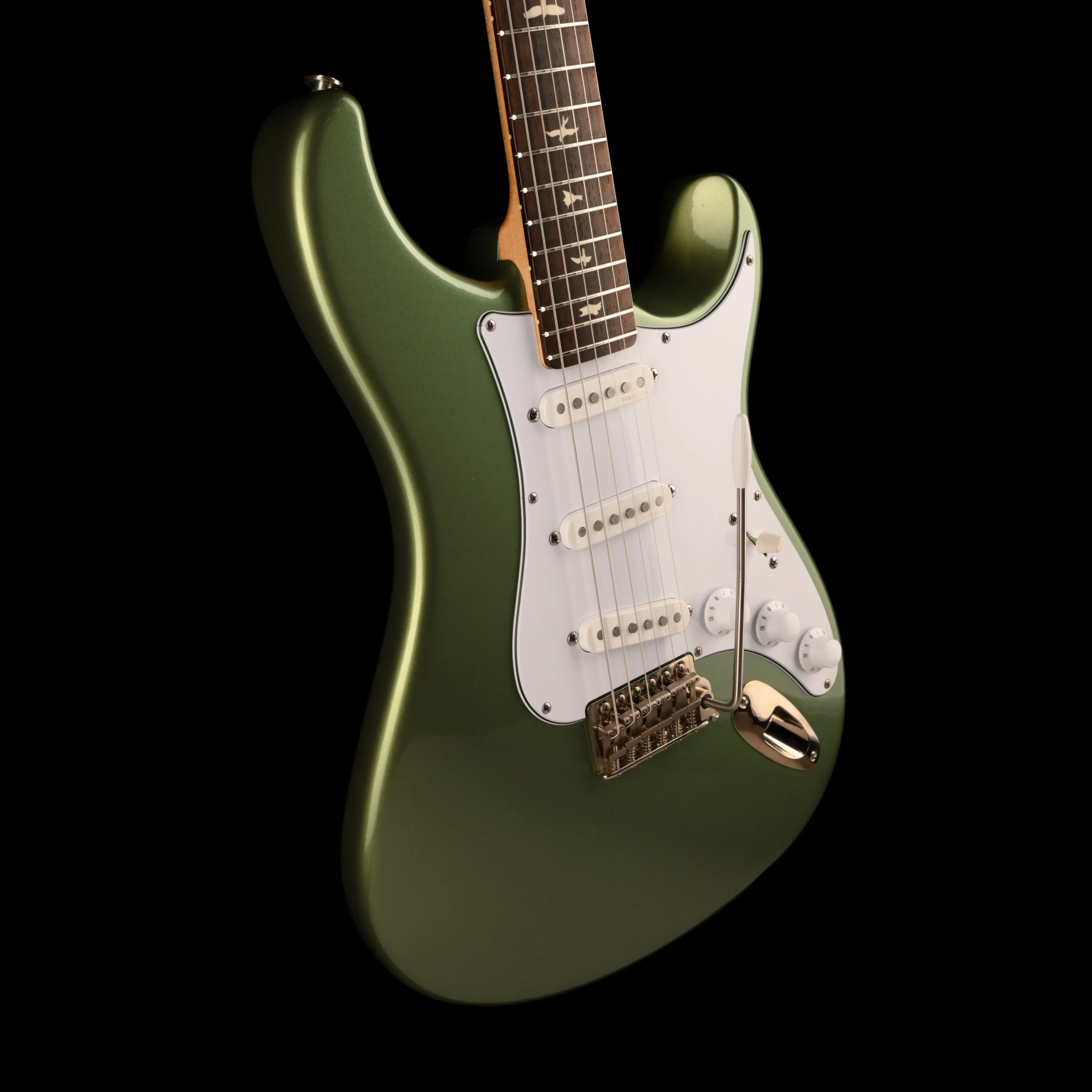 Pre Owned PRS Silver Sky Green Orion Electric Guitar With Case - Image 6