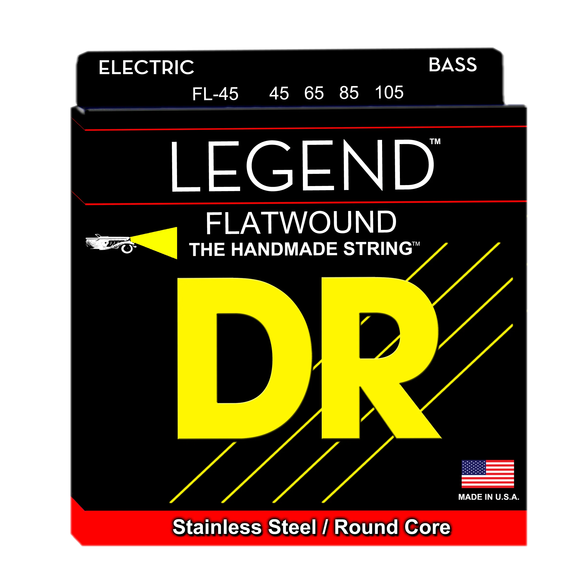 DR FL-45 45-105 Legend Flatwound Bass Strings