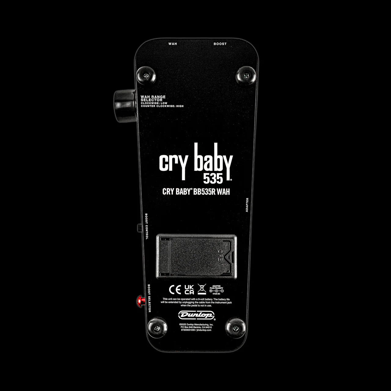 Dunlop Cry Baby BB535R Reissue Wah Pedal - Image 6