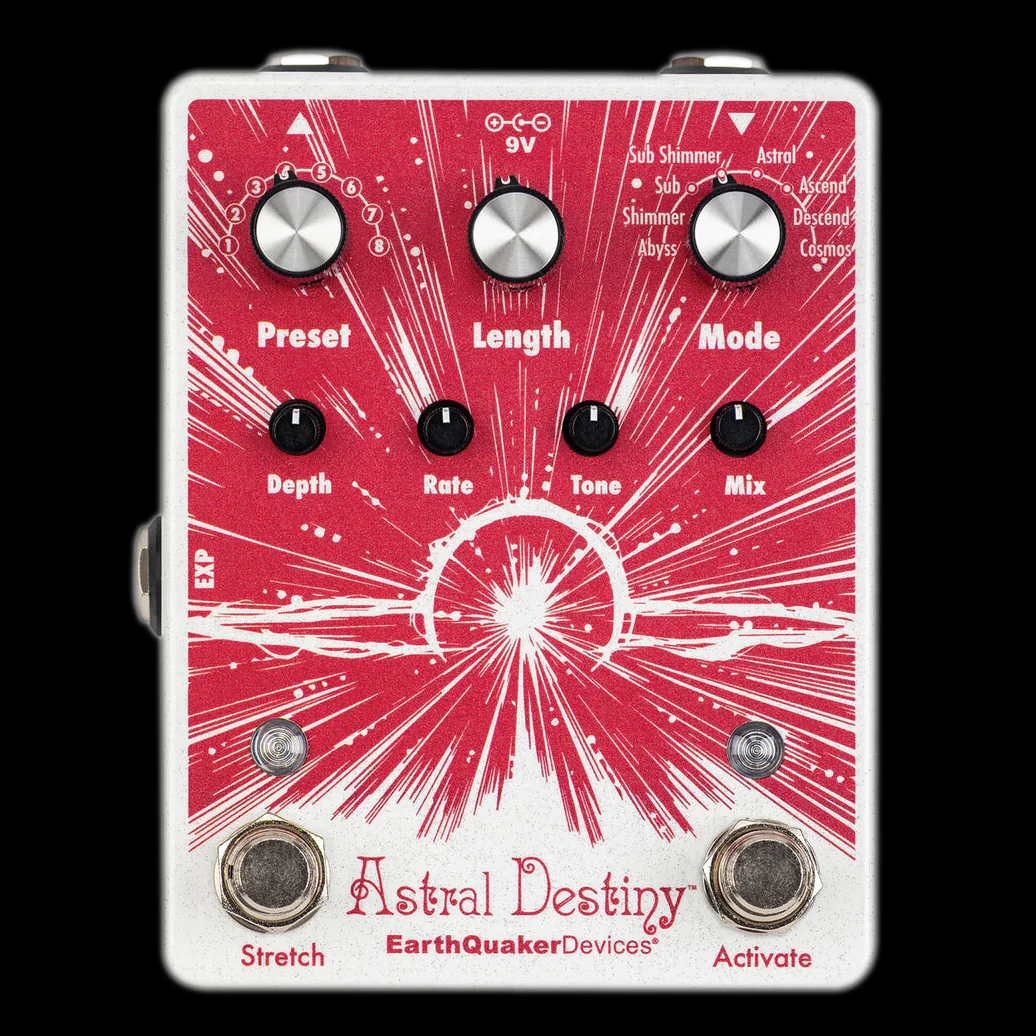 EarthQuaker Devices Astral Destiny Octave Reverb Guitar Effect Pedal