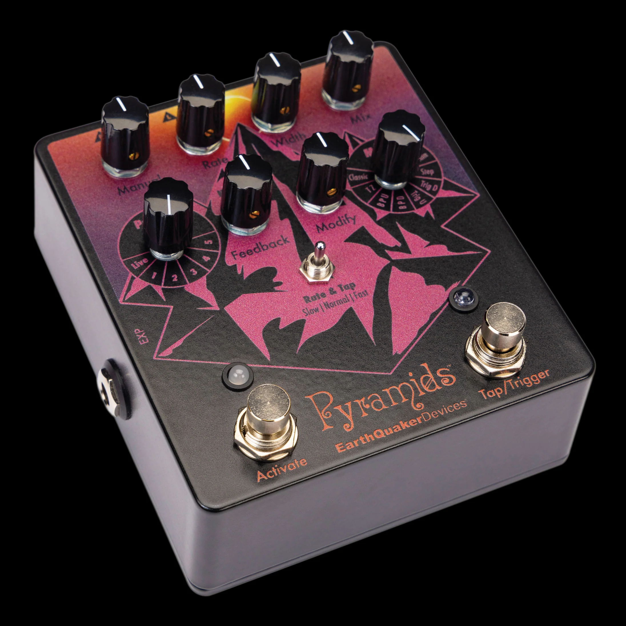 EarthQuaker Devices Limited Edition Solar Pyramids Stereo Flanger Guitar Pedal - Image 2