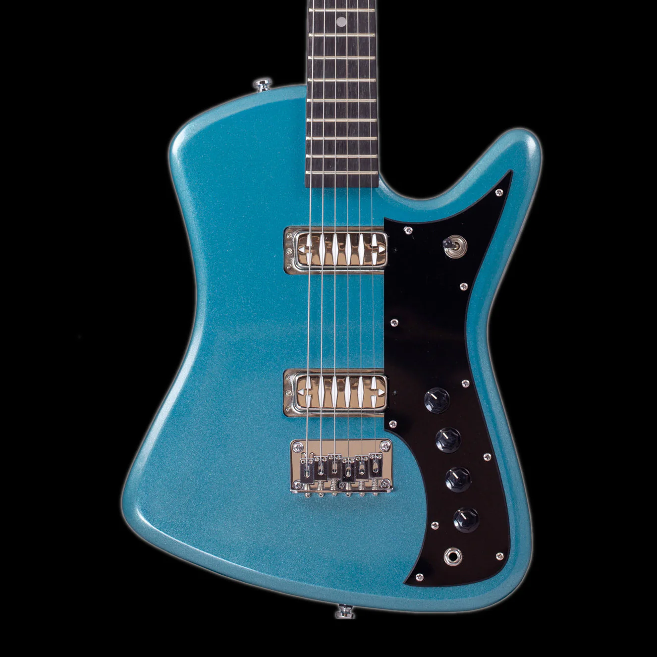 Eastwood Airline Bighorn Electric Guitar  - Metallic Blue