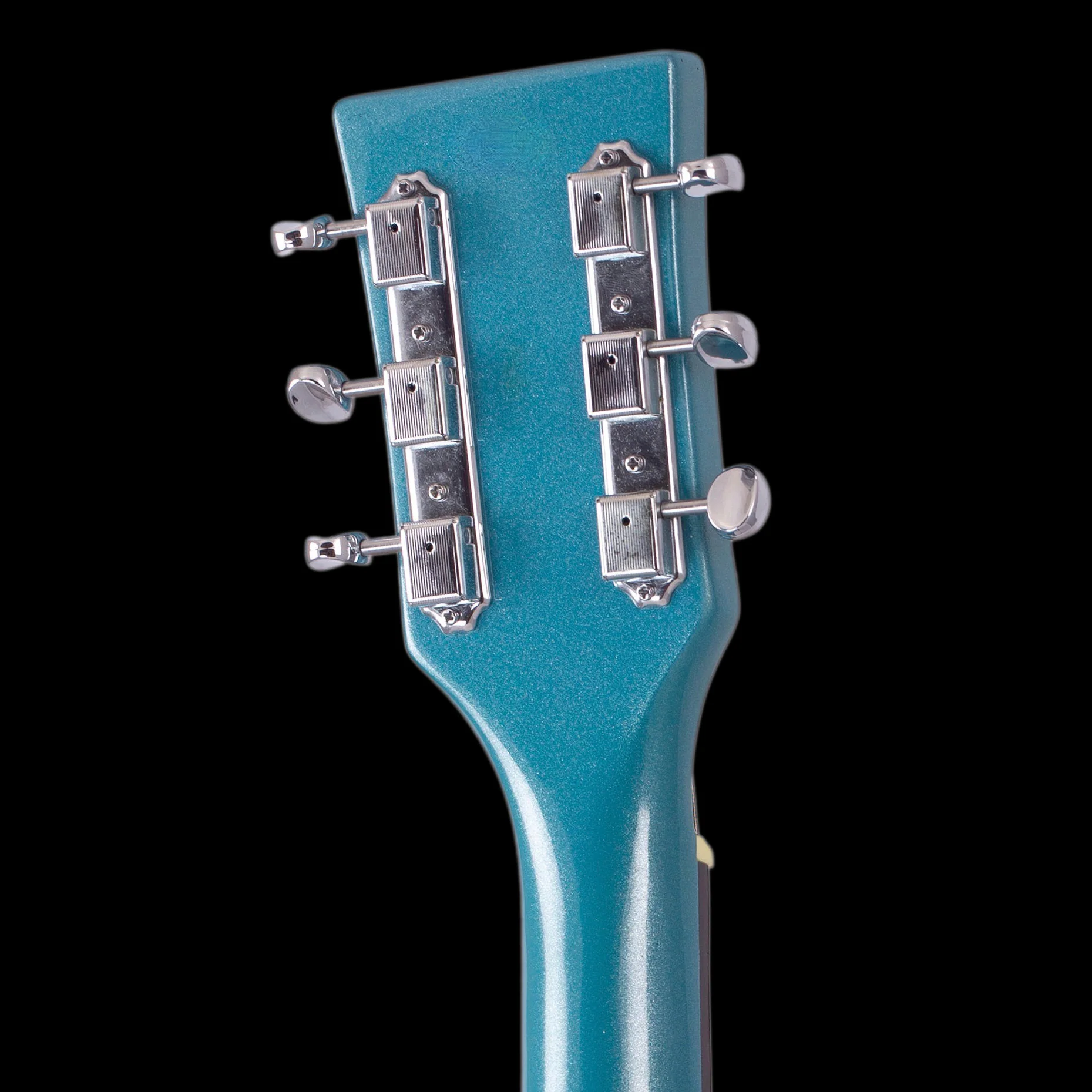 Eastwood Airline Bighorn Electric Guitar  - Metallic Blue - Image 6