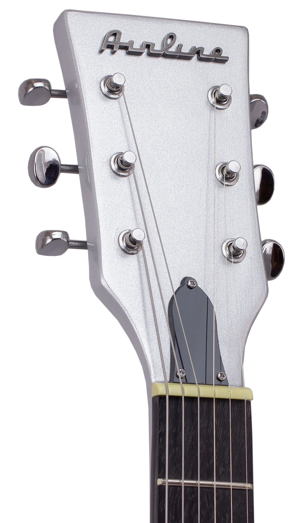 Eastwood Airline Bighorn Electric Guitar  - Sonic Silver - Image 5