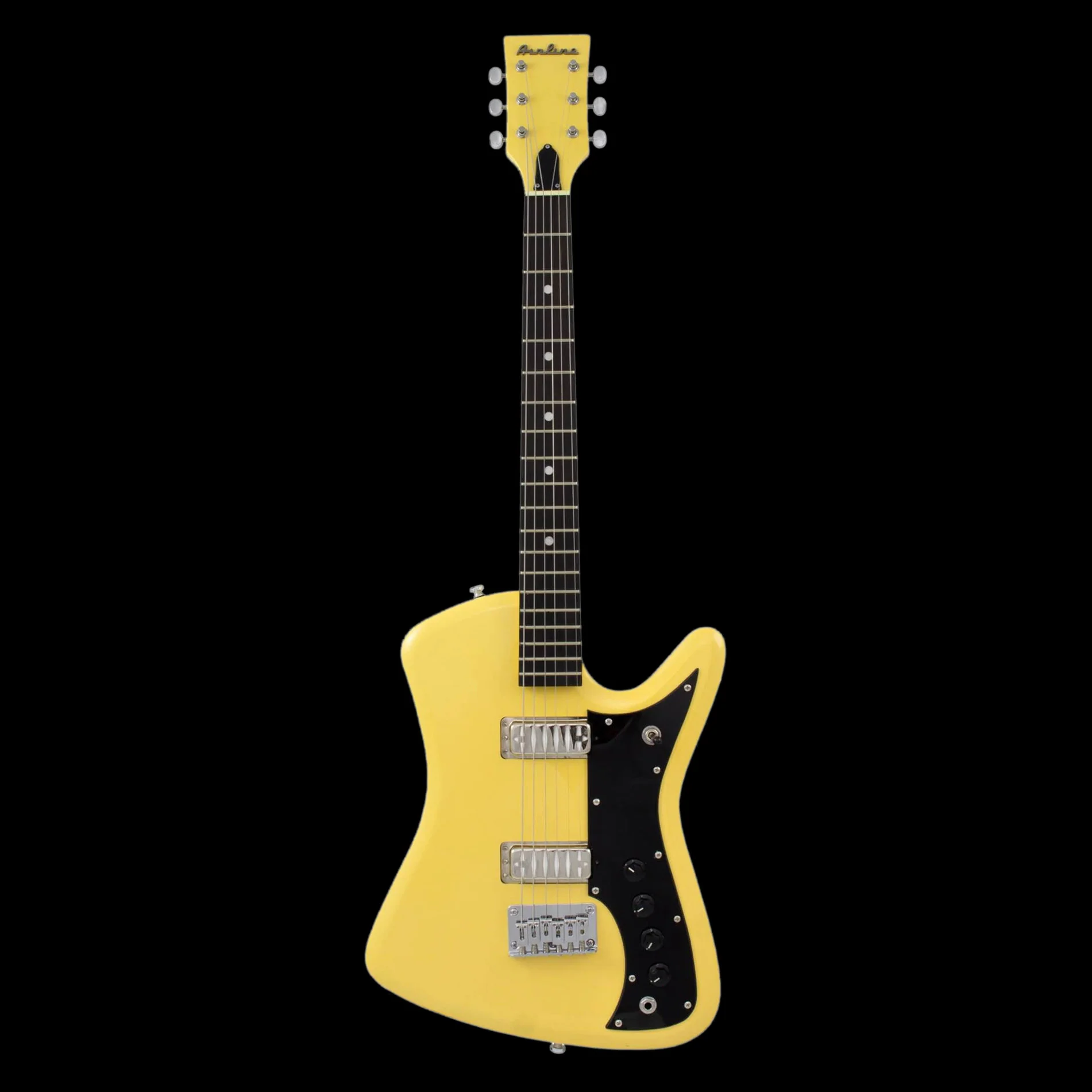 Eastwood Airline Bighorn Electric Guitar  - TV Yellow - Image 2