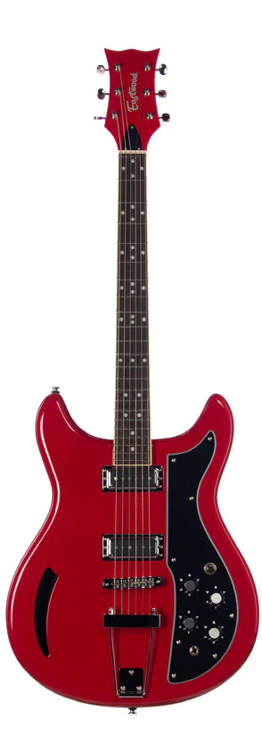 Eastwood Airline Custom K-200 Standard Chambered Guitar Red