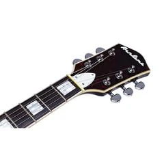 Eastwood Airline H77 Semi Hollow Guitar - Honeyburst - Image 6