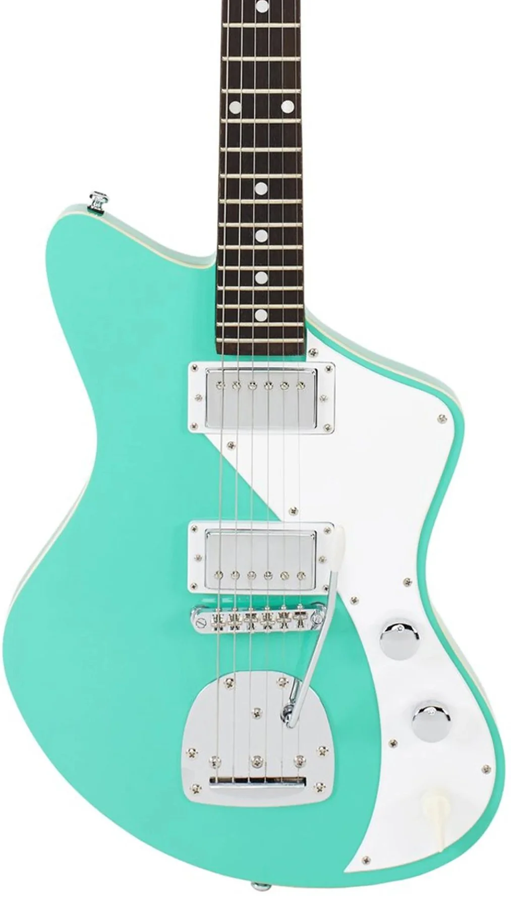 Eastwood Airline Jeff Senn Model One Baritone Guitar Sea Foam Green - Image 2