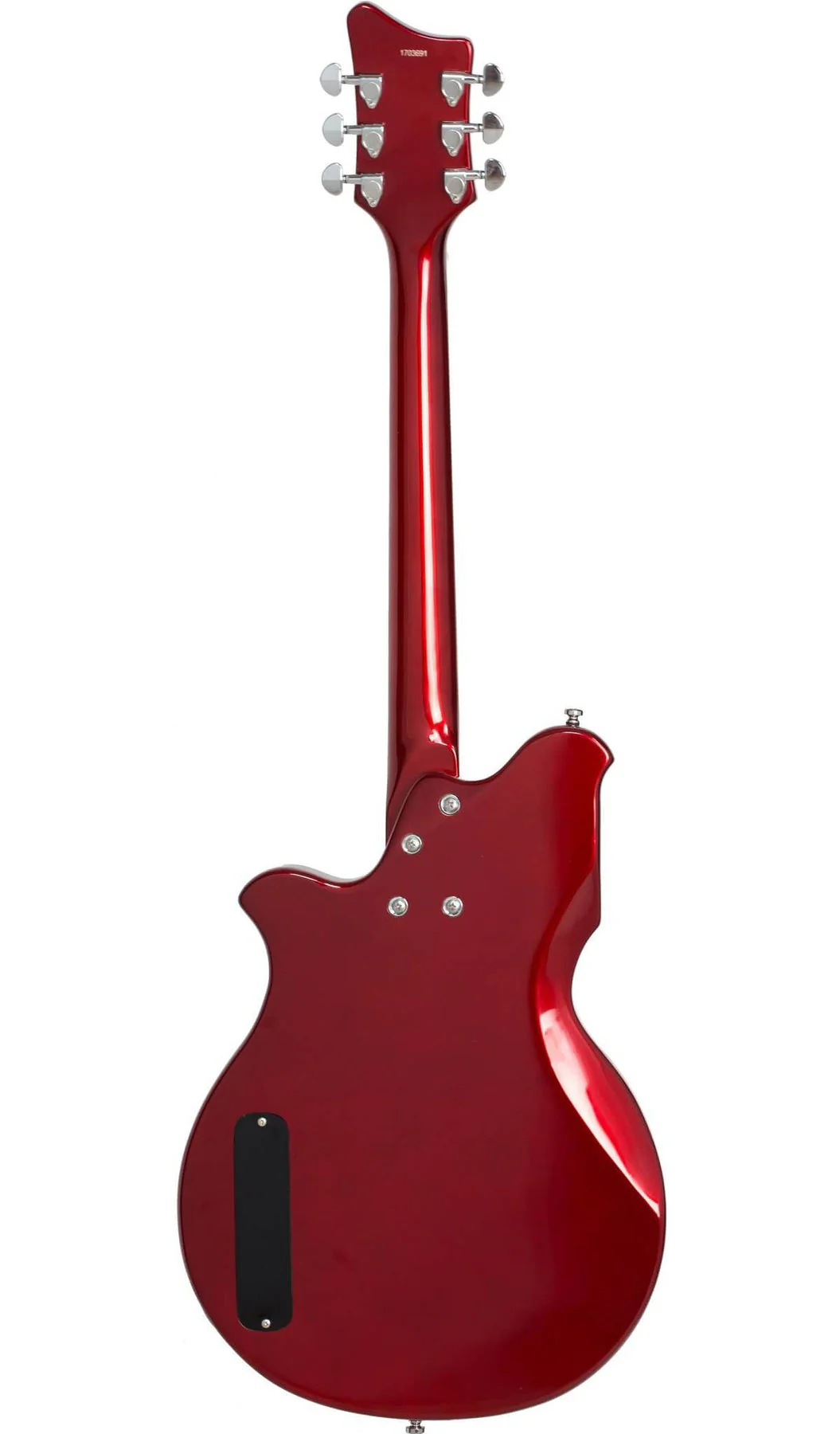 Eastwood Airline Map Standard Guitar - Metallic Red - Image 5