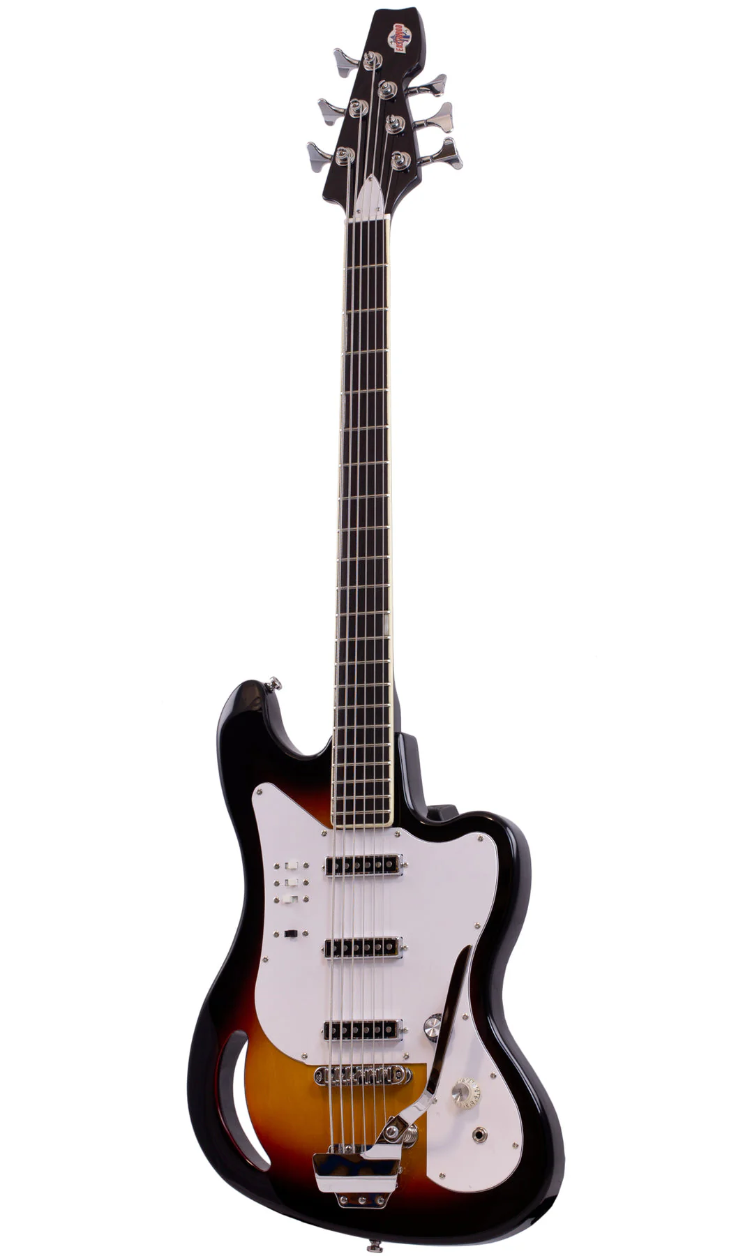 Eastwood Airline TB64 6-String Bass - Sunburst - Image 2