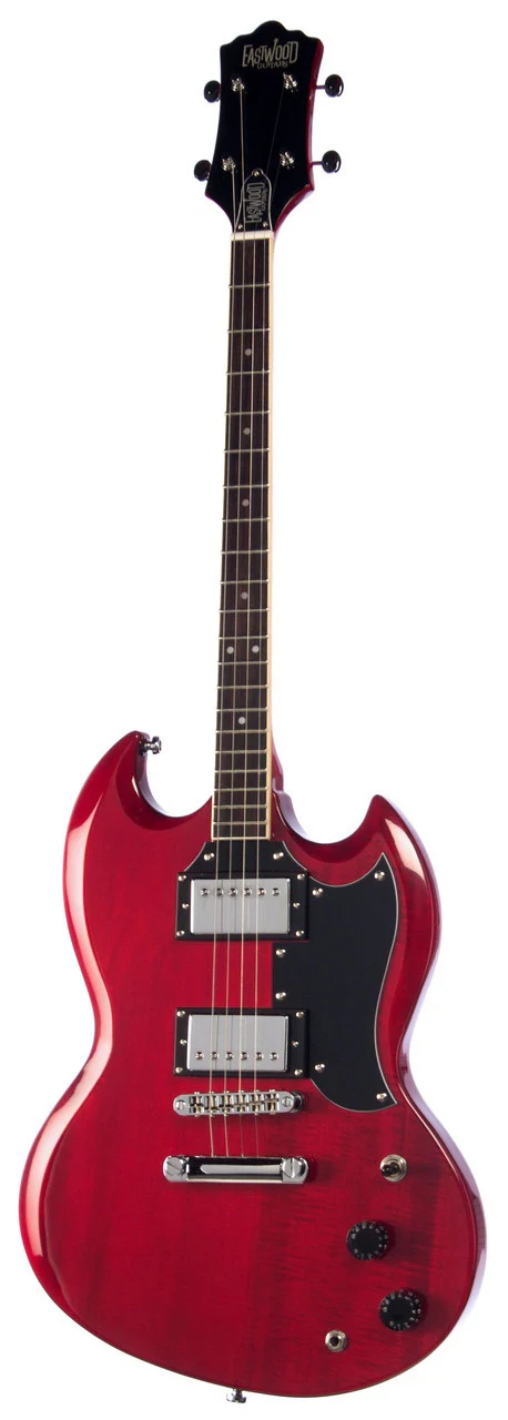 Eastwood Astrojet Tenor Guitar - Cherry