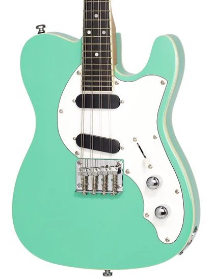 Eastwood Mandocaster Electric Mandolin - Sea Foam Green - Image 2