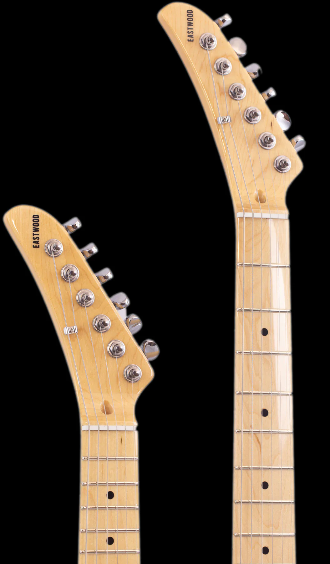 Eastwood Robin Octave Doubleneck Sunburst With Custom Gig Bag - Image 7