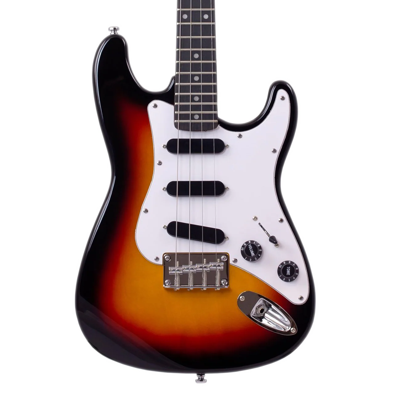 Eastwood S Style 4-String Tenor Guitar - Sunburst With Gig Bag