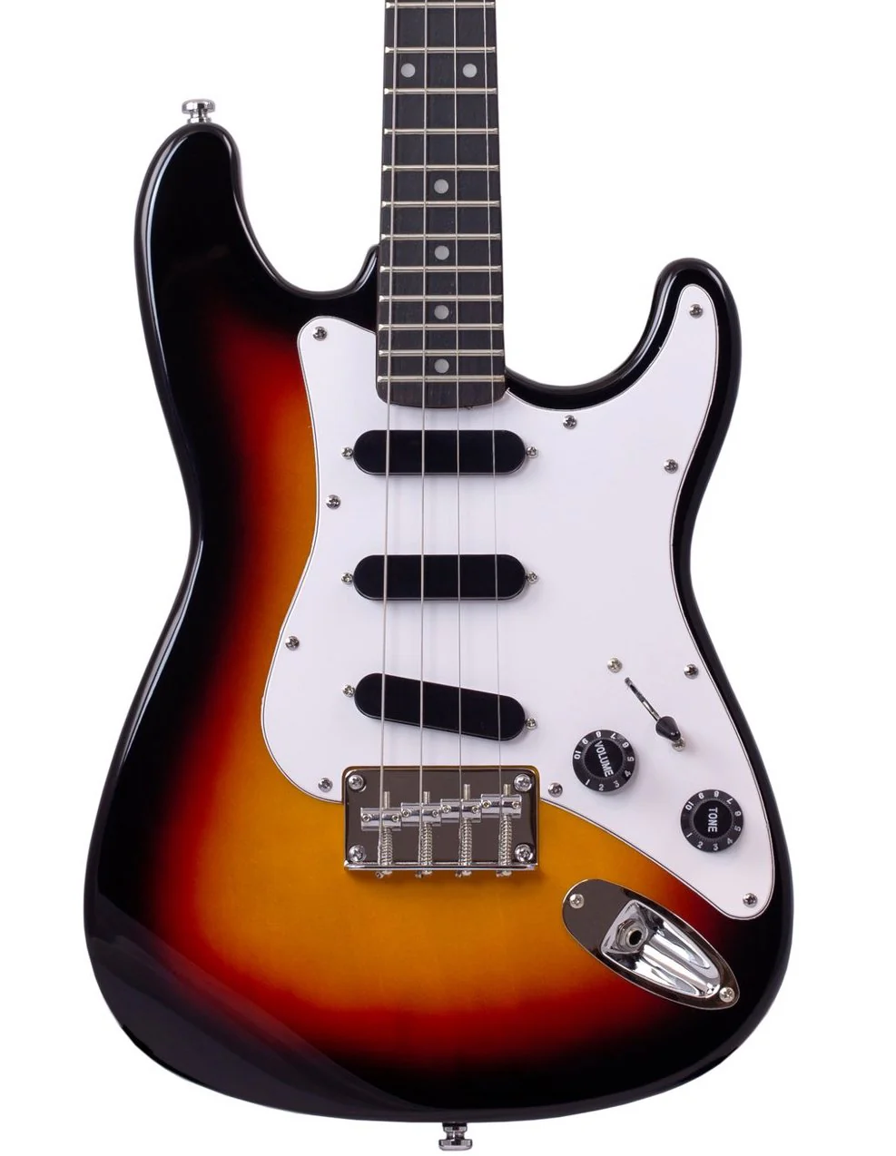 Eastwood S Style 4-String Tenor Guitar - Sunburst With Gig Bag - Image 2