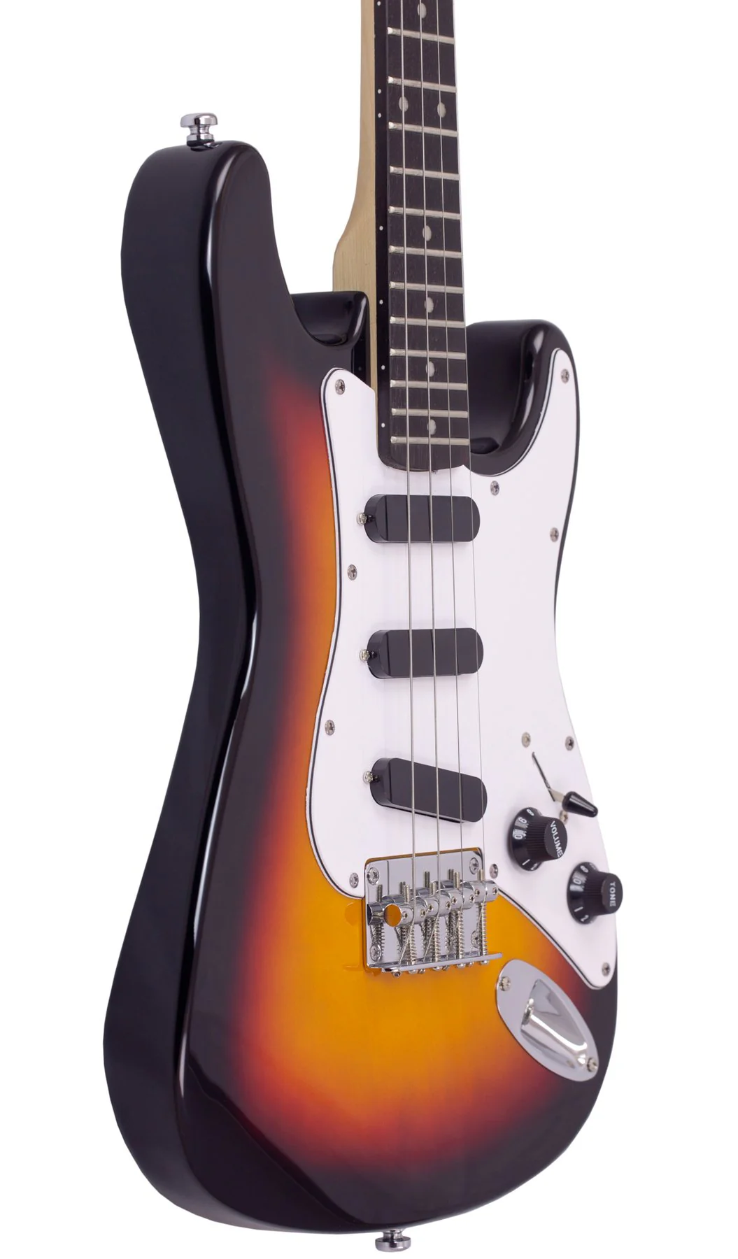Eastwood S Style 4-String Tenor Guitar - Sunburst With Gig Bag - Image 6