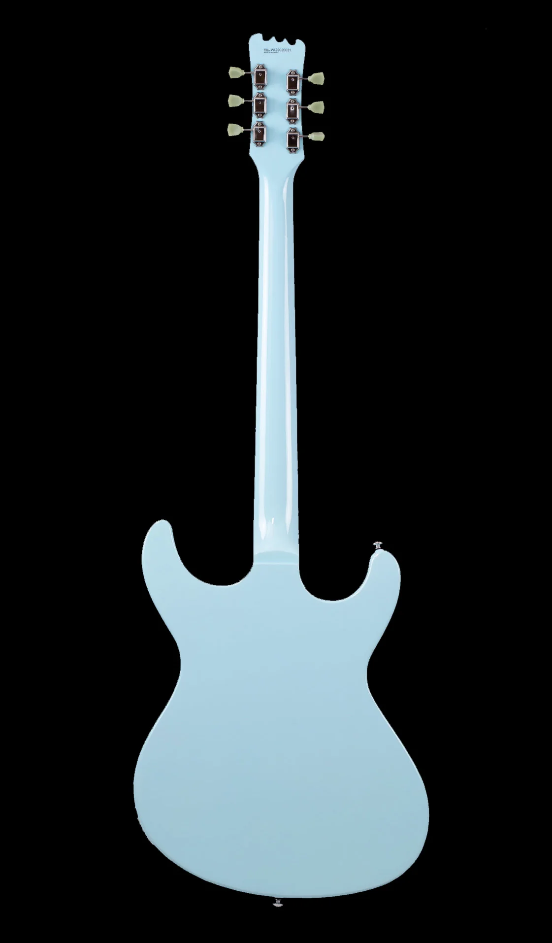 Eastwood Sidejack Baritone 20th Anniversary Limited Guitar Sonic Blue - Image 4