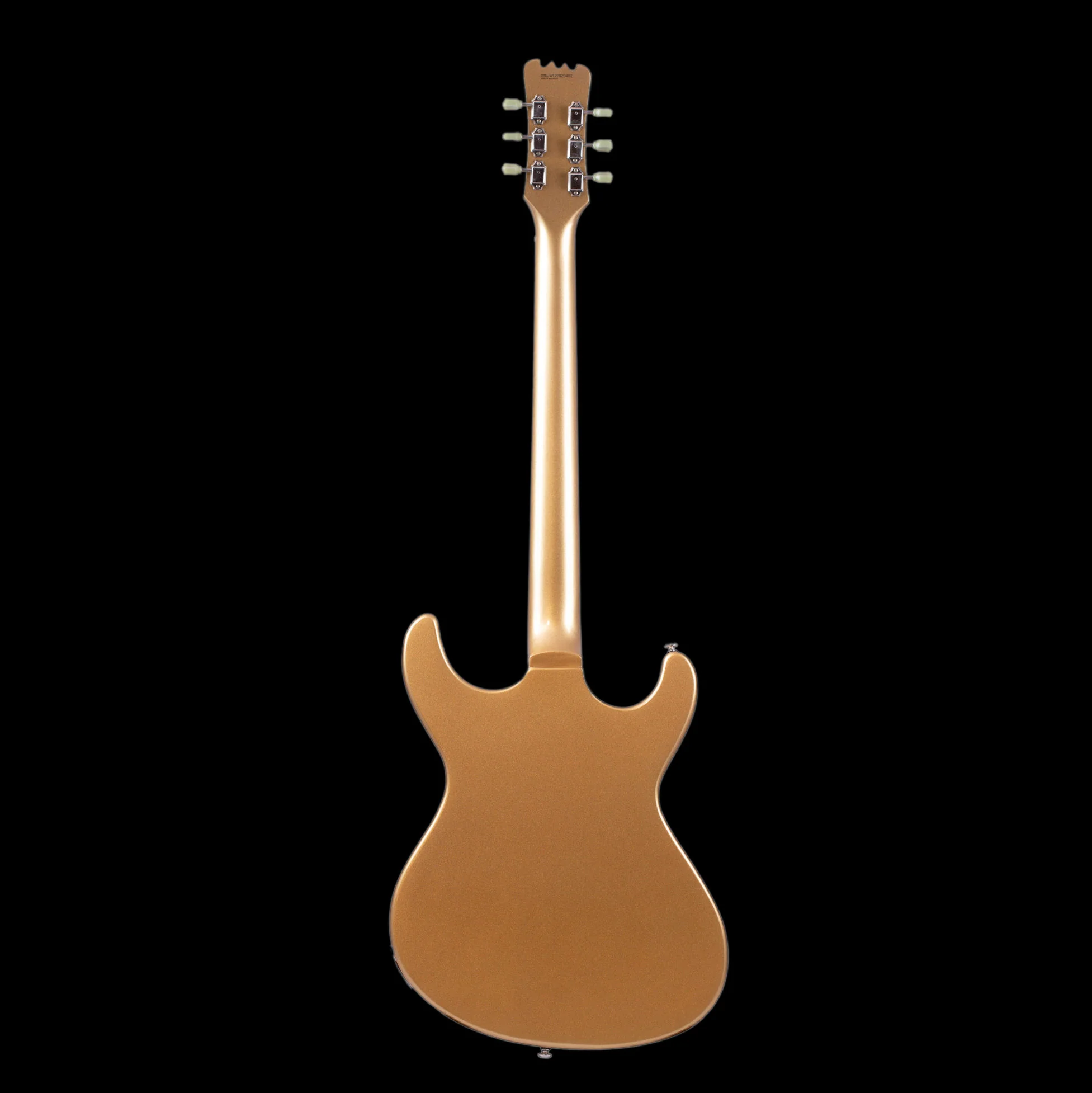 Eastwood Sidejack Baritone 20th Anniversary Limited Guitar Metallic Gold - Image 4