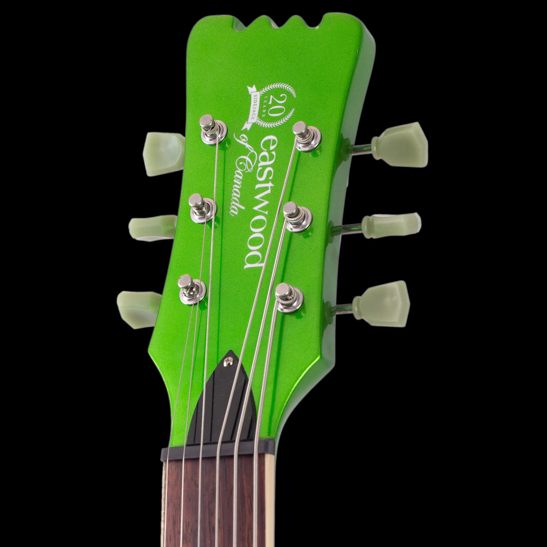 Eastwood Sidejack Baritone 20th Anniversary Limited Left Handed Dark Emerald Green - Image 6