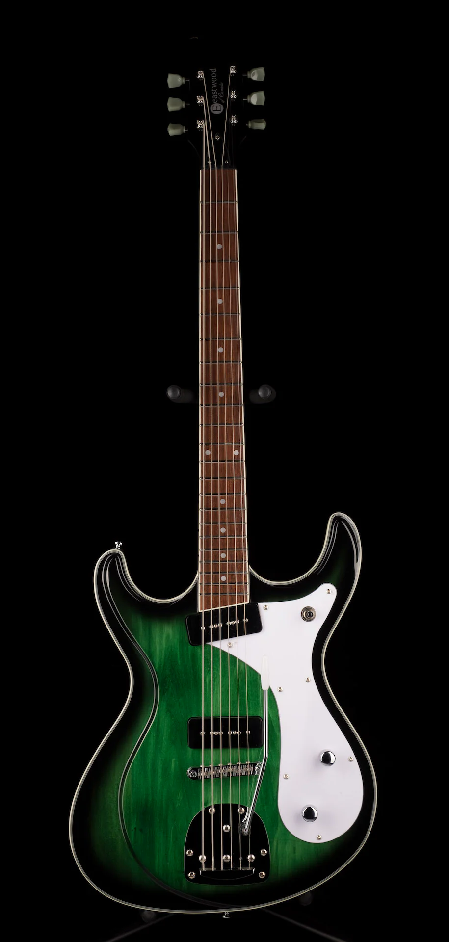 Eastwood Sidejack Baritone Deluxe Greenburst B-Stock - Image 2