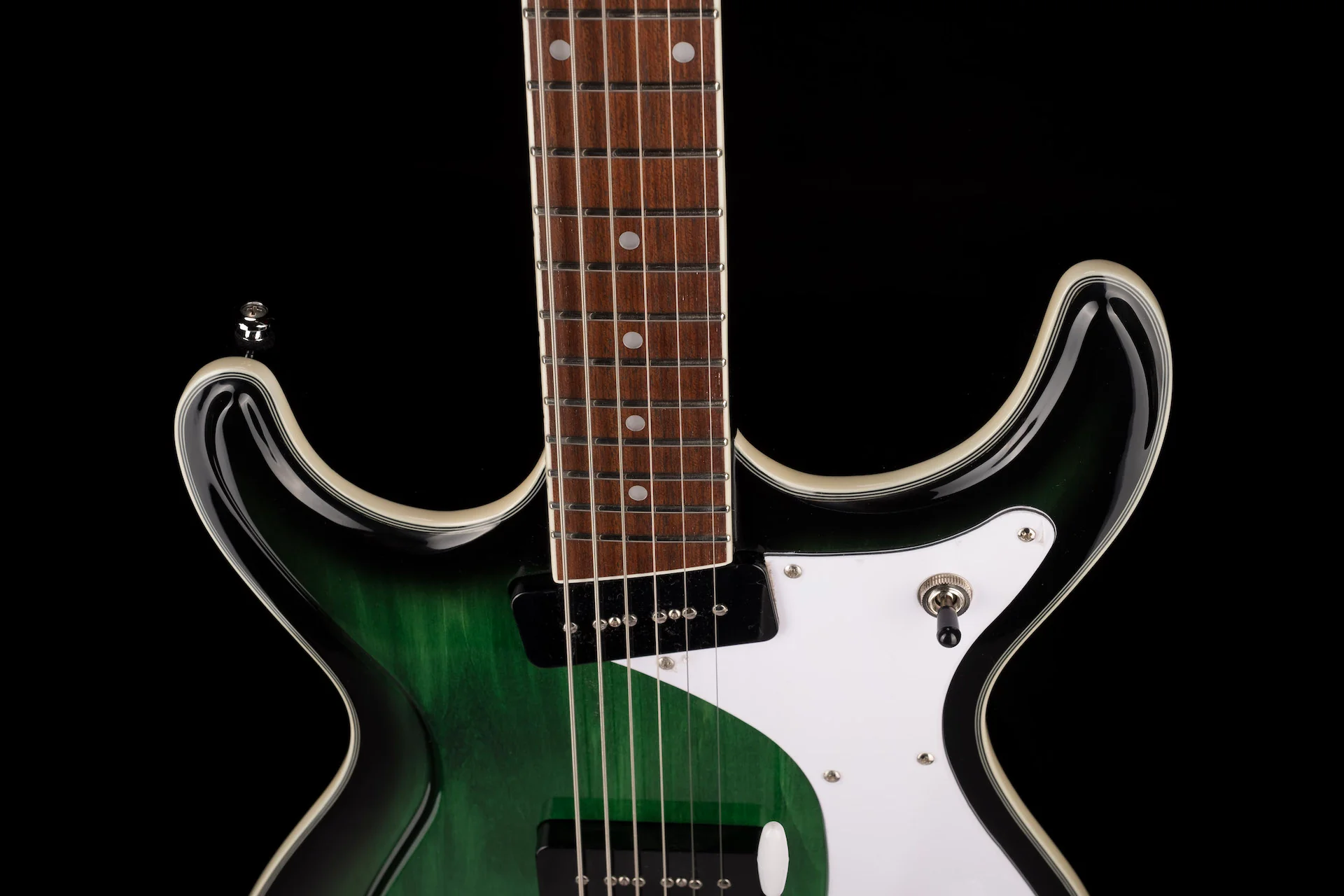 Eastwood Sidejack Baritone Deluxe Greenburst B-Stock - Image 3