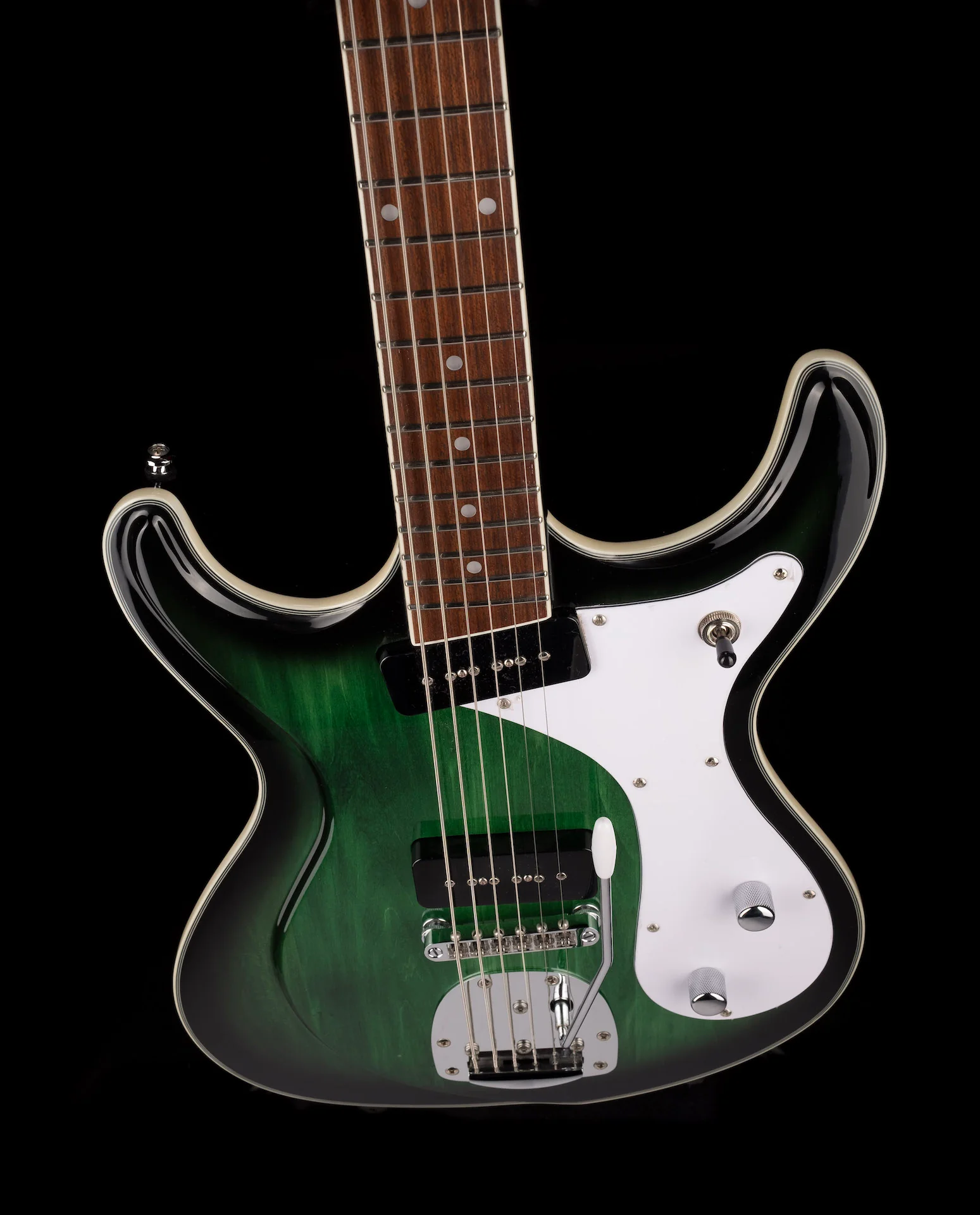 Eastwood Sidejack Baritone Deluxe Greenburst B-Stock - Image 4
