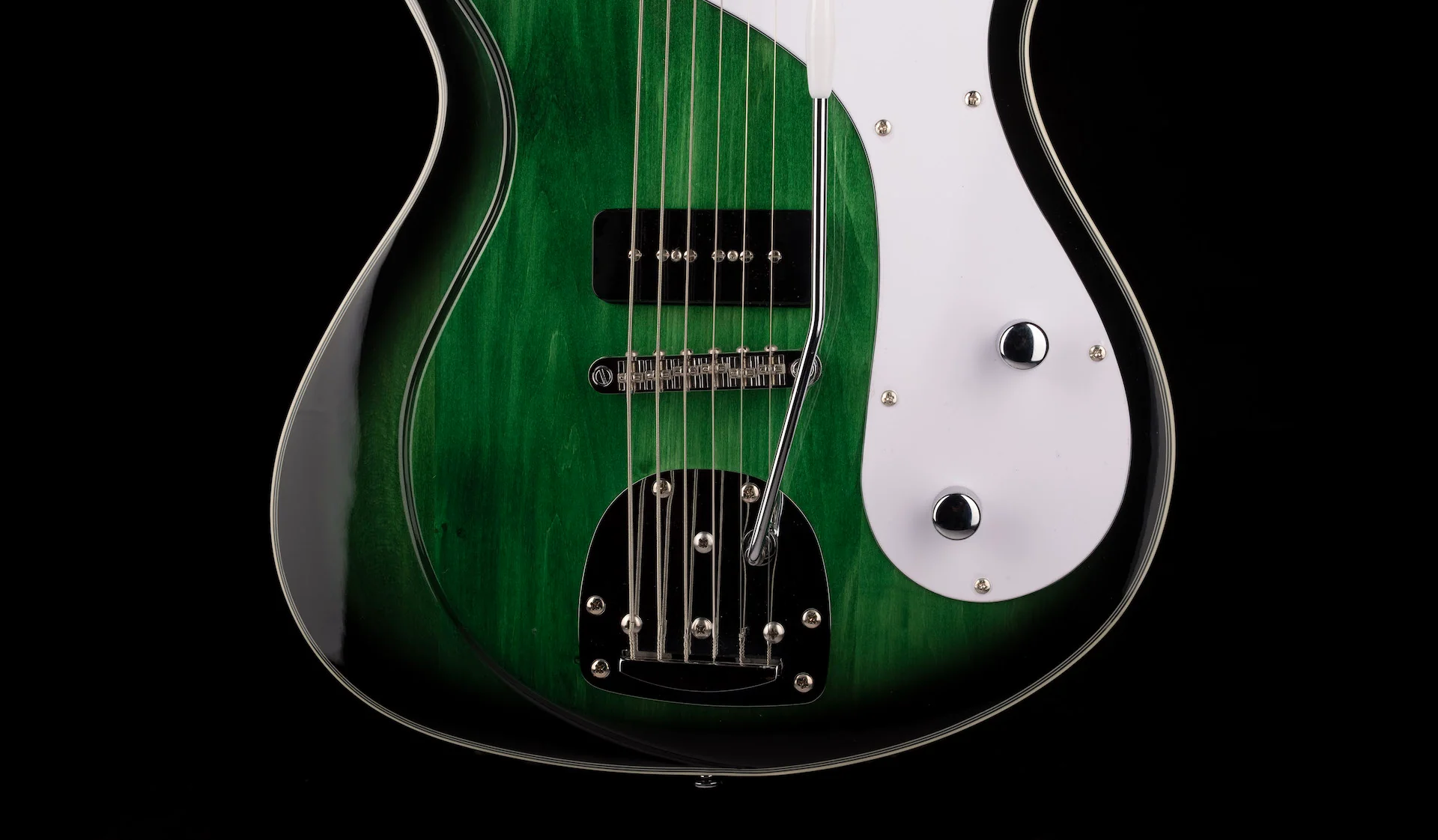 Eastwood Sidejack Baritone Deluxe Greenburst B-Stock - Image 5