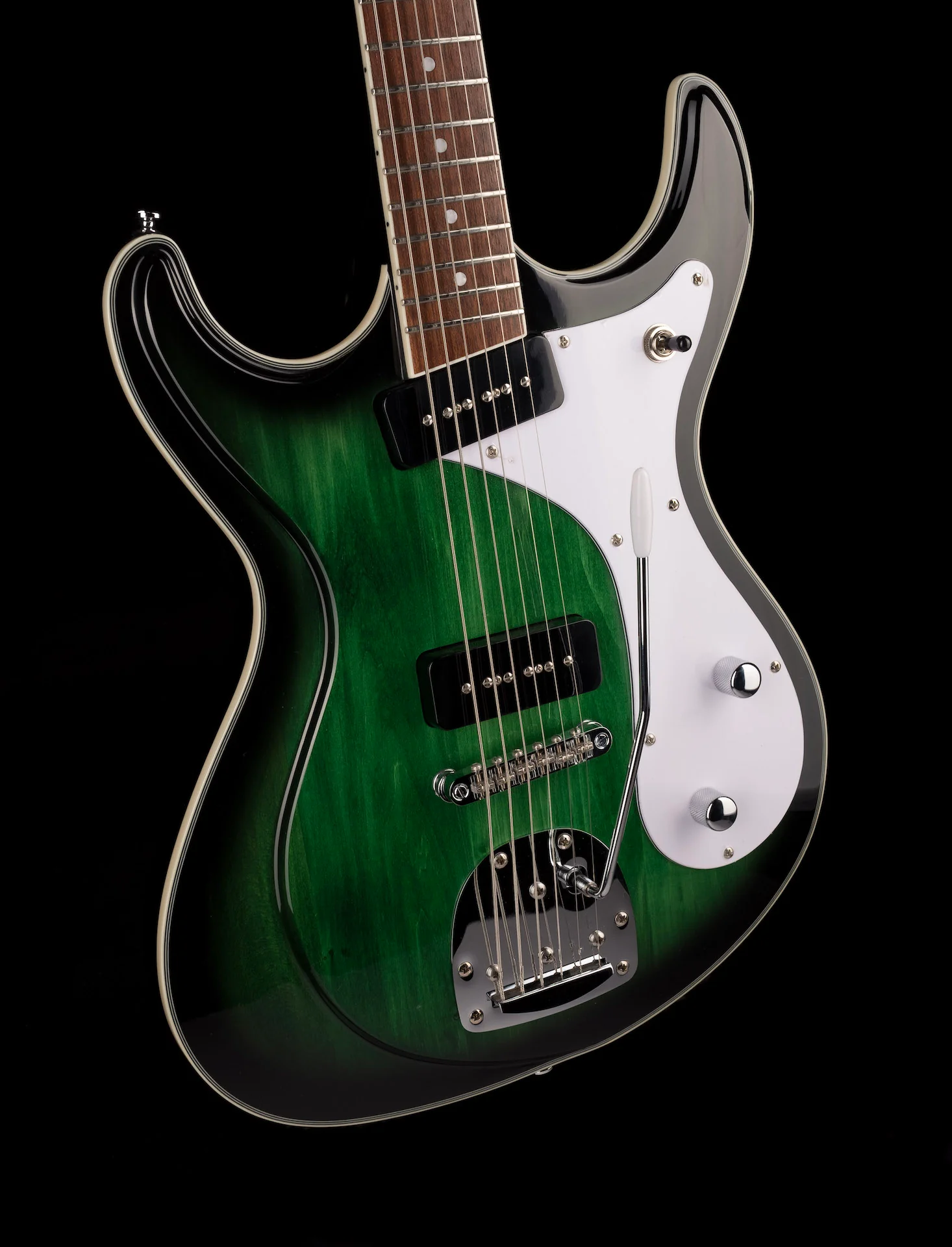 Eastwood Sidejack Baritone Deluxe Greenburst B-Stock - Image 9