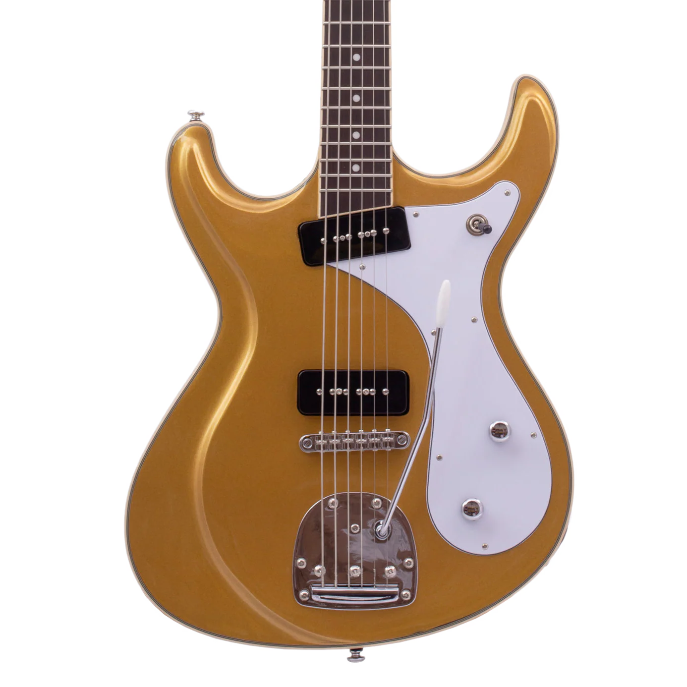 Eastwood Sidejack Baritone Deluxe - Metallic Gold