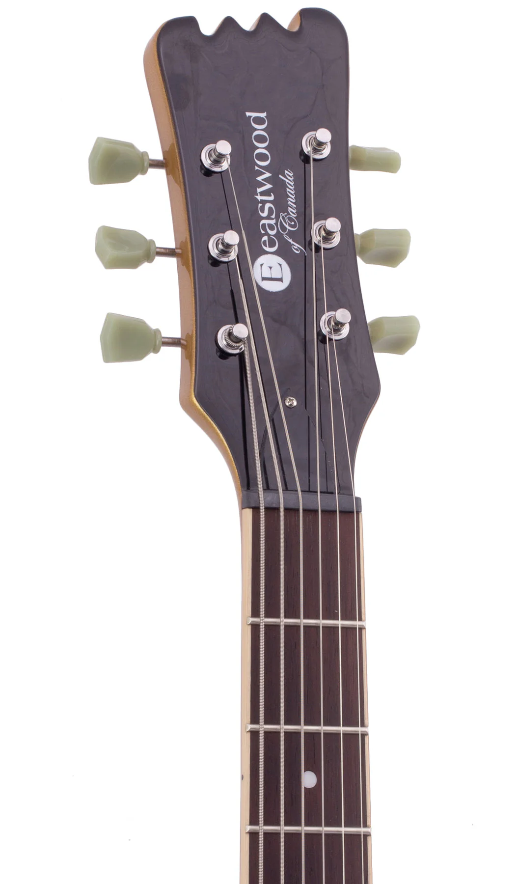 Eastwood Sidejack Baritone Deluxe - Metallic Gold - Image 5