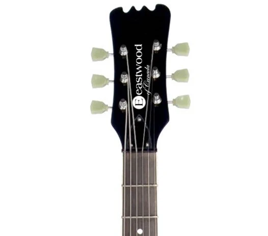 Eastwood Sidejack Baritone Electric Guitar - Limited Edition Ramones White - Image 4