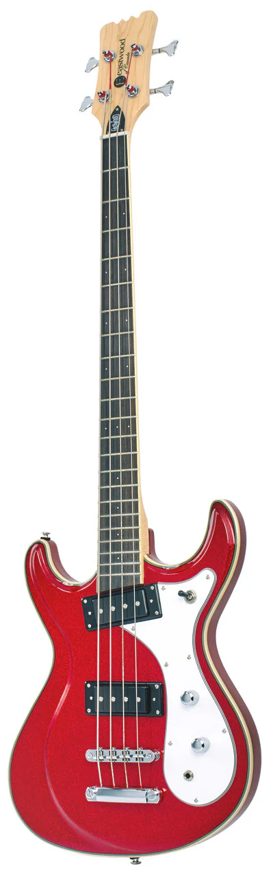 Eastwood Sidejack Bass 32 - Metallic Red