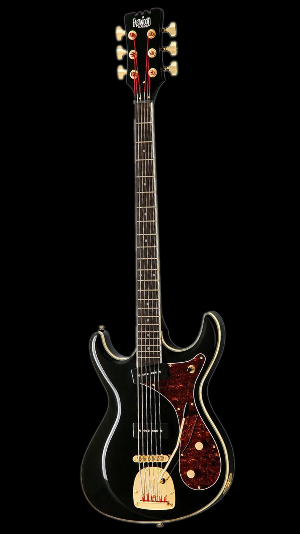 Eastwood Sidejack Bass VI - Black - Image 3