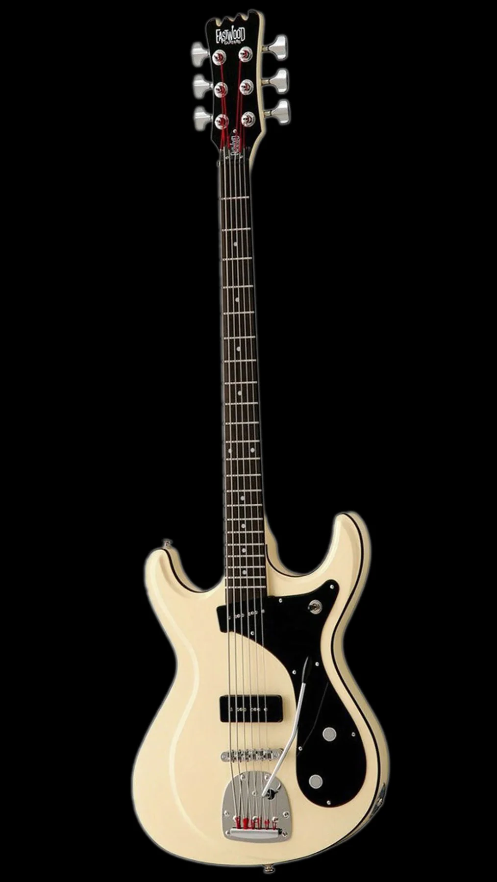 Eastwood Sidejack Bass VI - Vintage Cream - Image 3