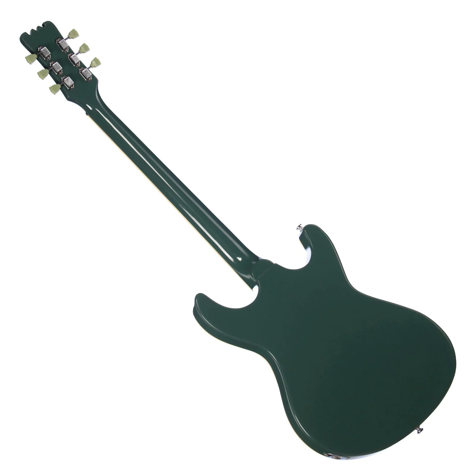 Eastwood Sidejack Deluxe Baritone Electric Guitar - Cadillac Green - Image 3