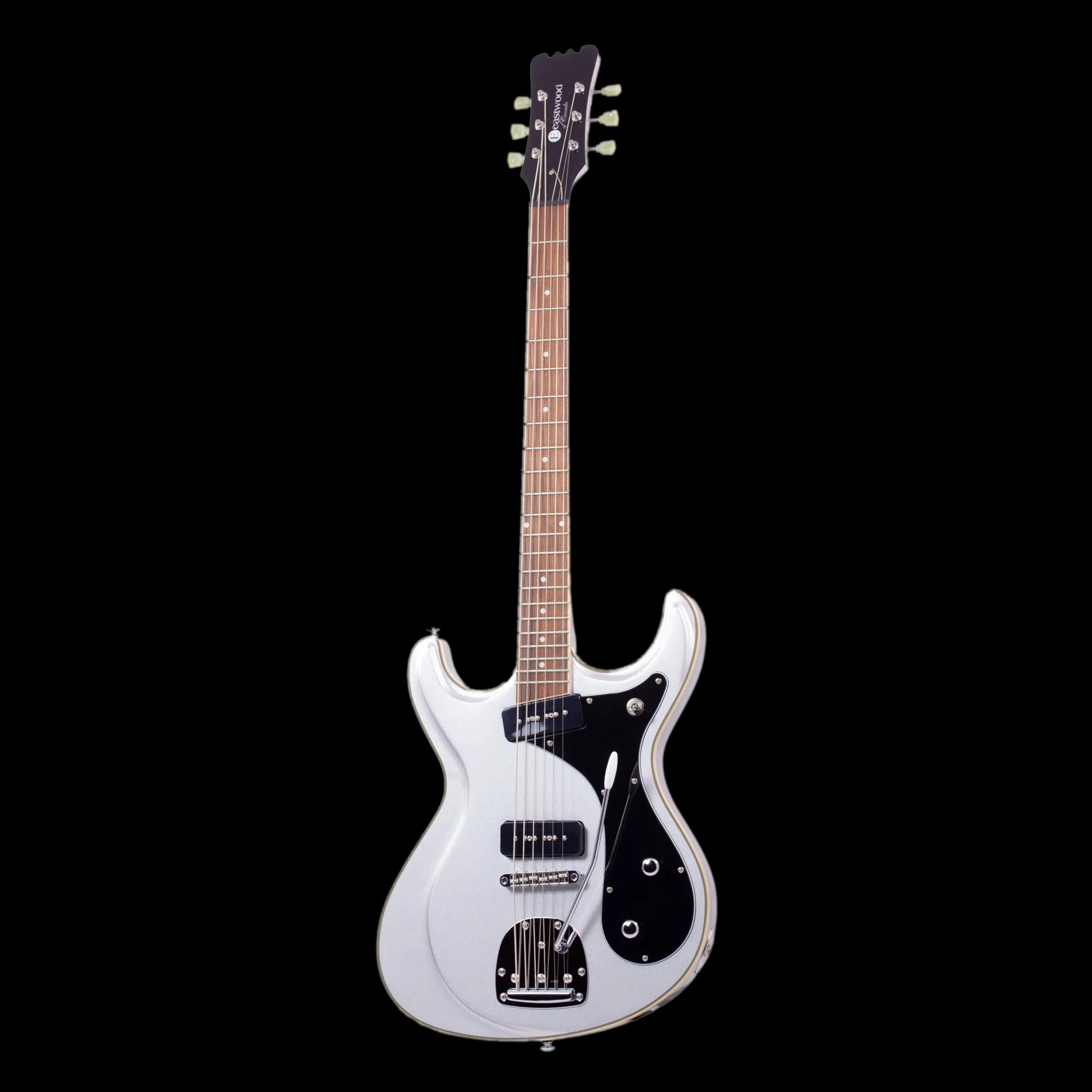 Eastwood Sidejack Deluxe Baritone Silver - Image 2
