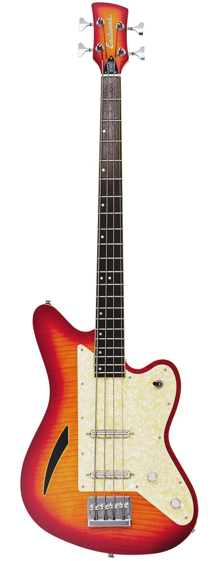 Eastwood Surfcaster Bass - Cherryburst - Image 2