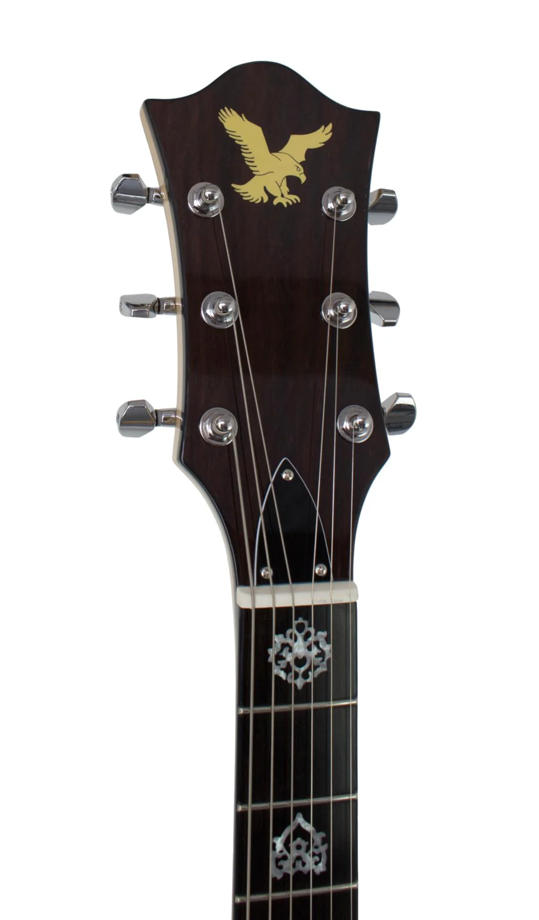 Eastwood Tiger Maple Walnut Top & Back Body Set Neck C Shape 6-String Electric Guitar - Image 4
