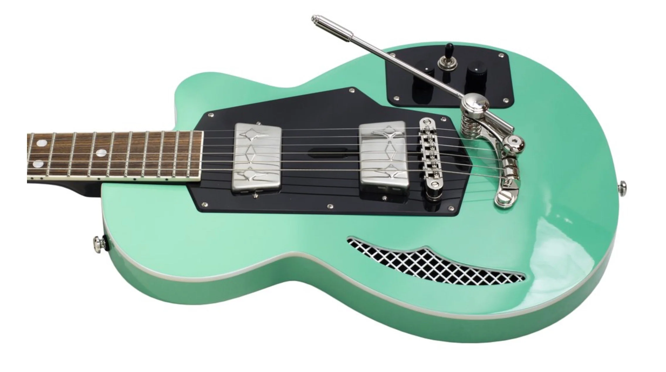 Eastwood Wandre Soloist 2P Electric Guitar Green - Image 4